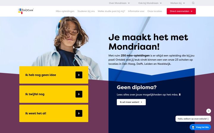 Zrzut ekranu rocmondriaan.nl