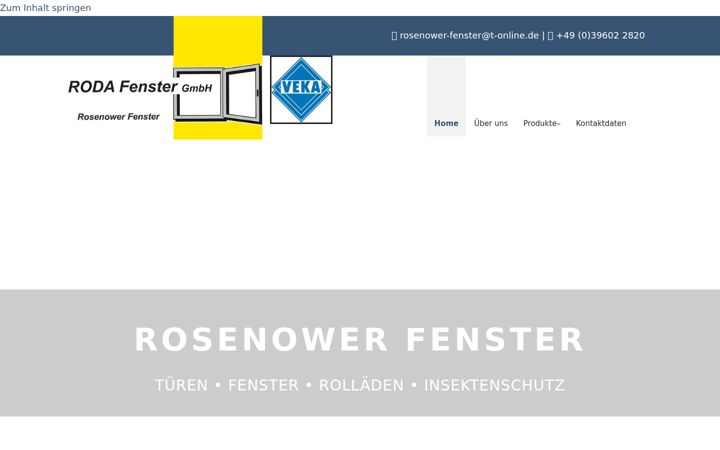 Screenshot of roda-fenster.de