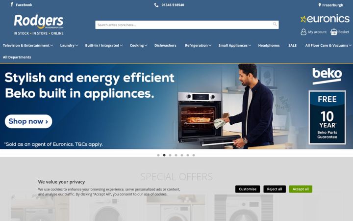 Screenshot of rodgersfraserburgh.com