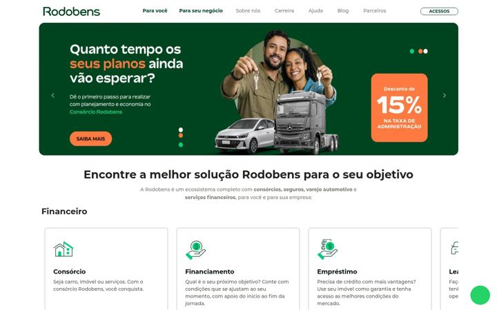 Zrzut ekranu rodobens.com.br