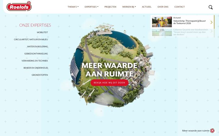 Screenshot von roelofsgroep.nl