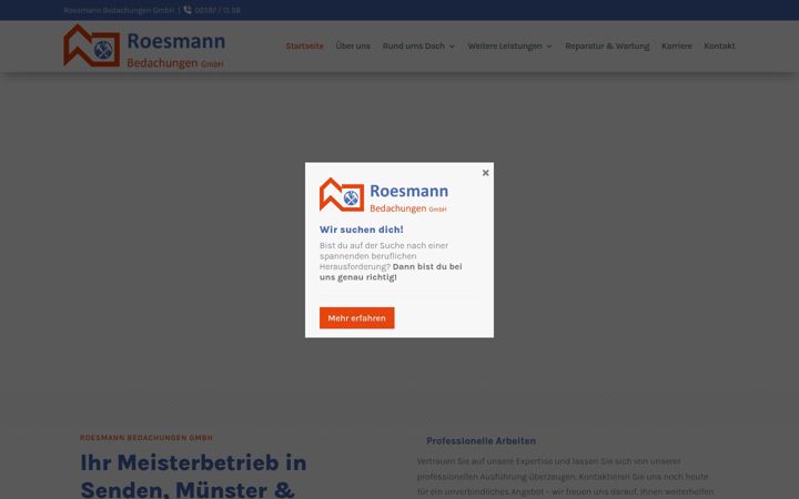Screenshot of roesmann-dach.de