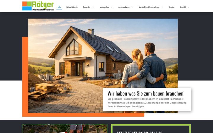 Screenshot of roetger-baustoffe.de