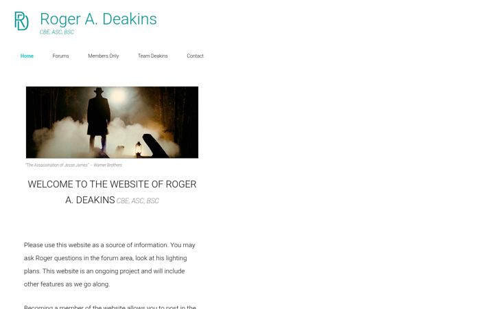 Екранна снимка на rogerdeakins.com