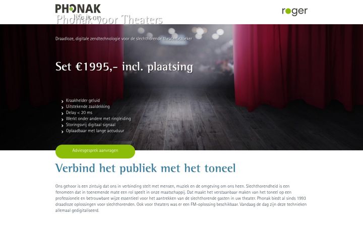 Képernyőkép: rogervoortheaters.nl
