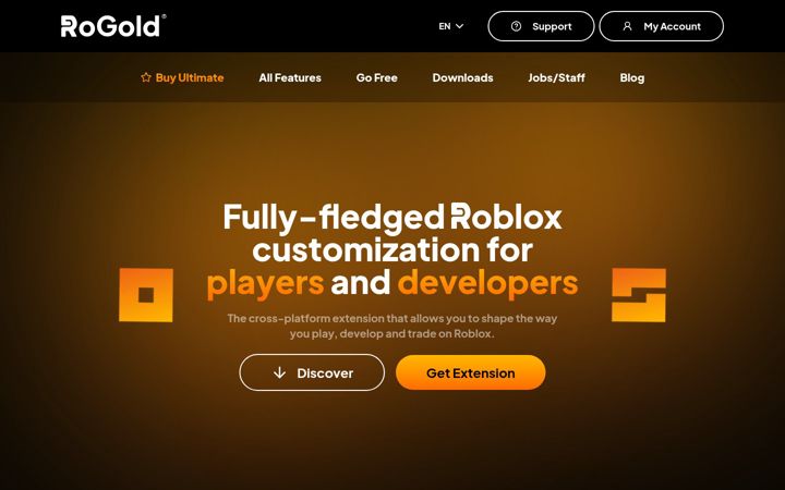 Screenshot of rogold.live