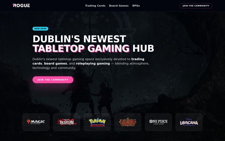 Screenshot of roguegaming.ie