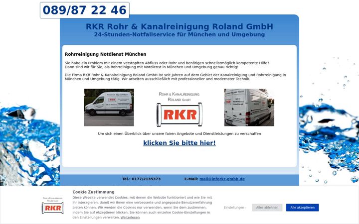 Screenshot van rohrreinigung-notdienst-muenchen.de