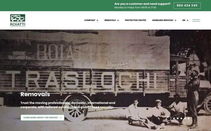Screenshot ta' roiatti.com