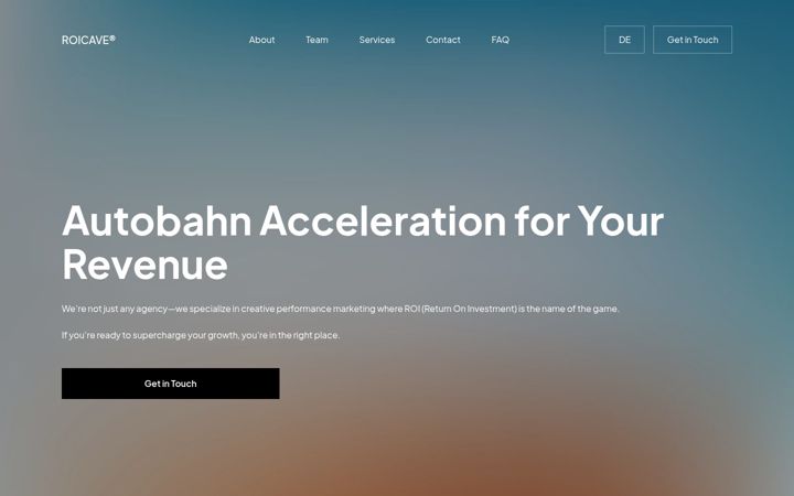 Screenshot of roicave.com
