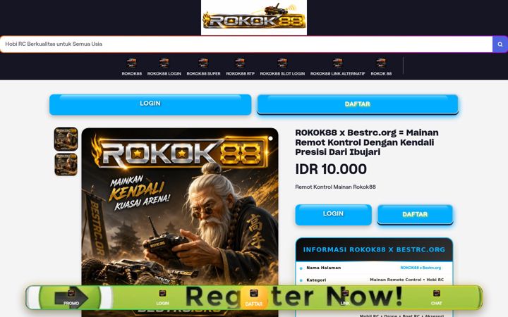 Ekraanipilt saidist rokok88besi.shop