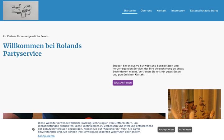 Screenshot of roland-partyservice.de