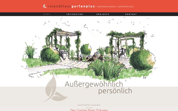 Screenshot of rolandklausgartenplus.de