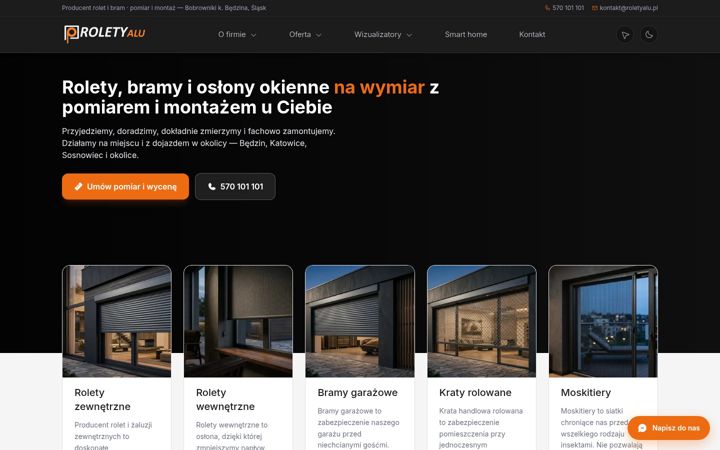 Screenshot di roletyalu.pl