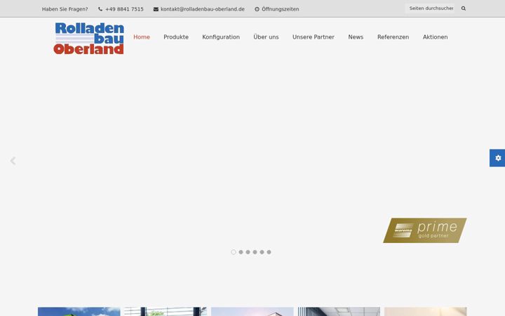 Screenshot of rolladenbau-oberland.de