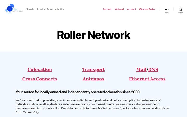 Screenshot of rollernet.us