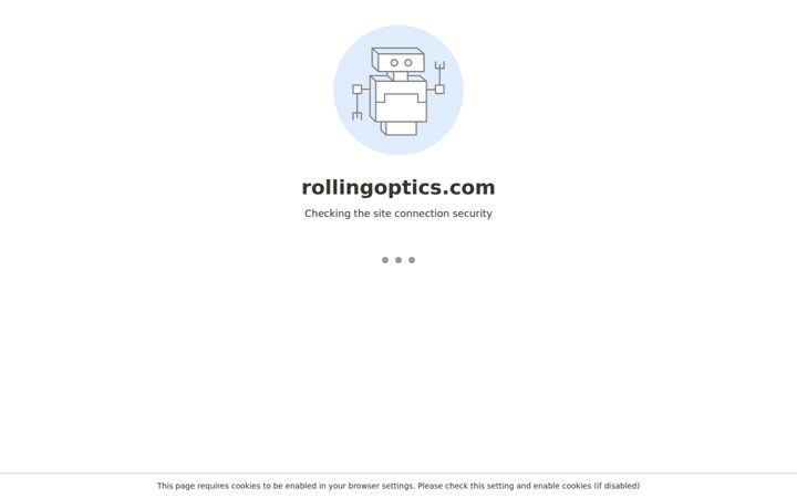 Screenshot of rollingoptics.com