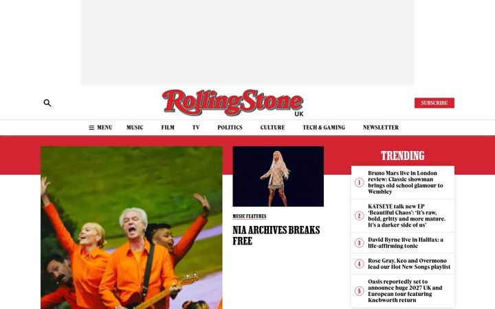 Screenshot of rollingstone.co.uk
