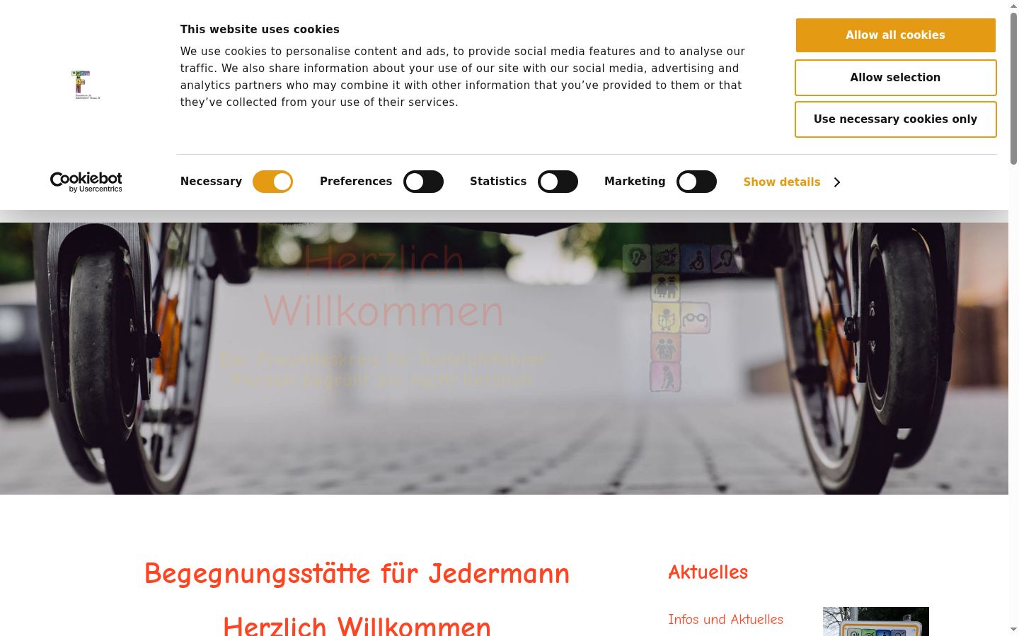 Screenshot tal-banner tal-kunsens muri qabel kwalunkwe interazzjoni