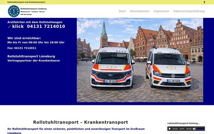 Snímek obrazovky rollstuhltransport-lueneburg.de