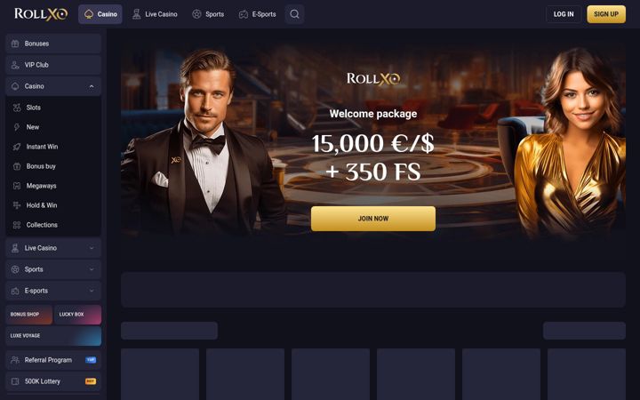 Screenshot of rollxo.com