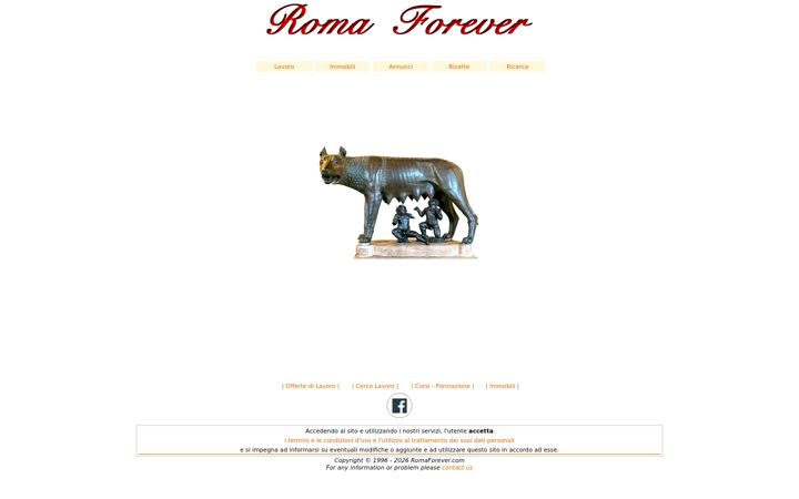 Screenshot of romaforever.com