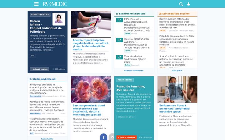 Screenshot of romedic.ro