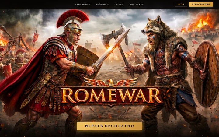 Screenshot of romewar.ru