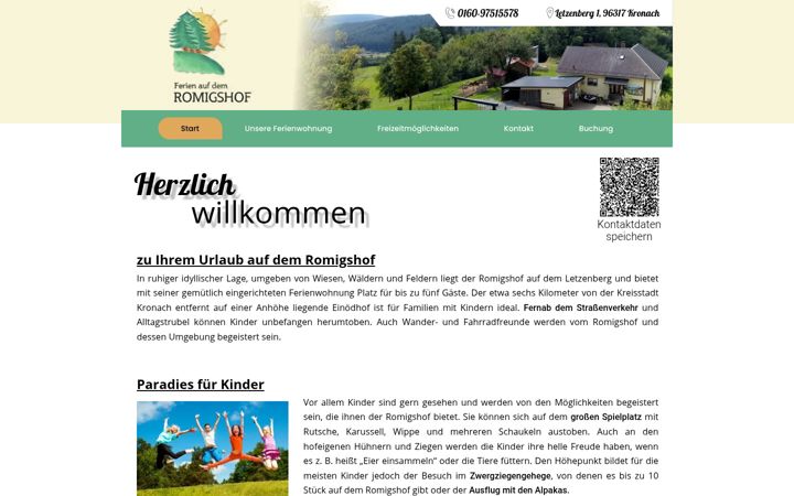 Zrzut ekranu romigshof.de