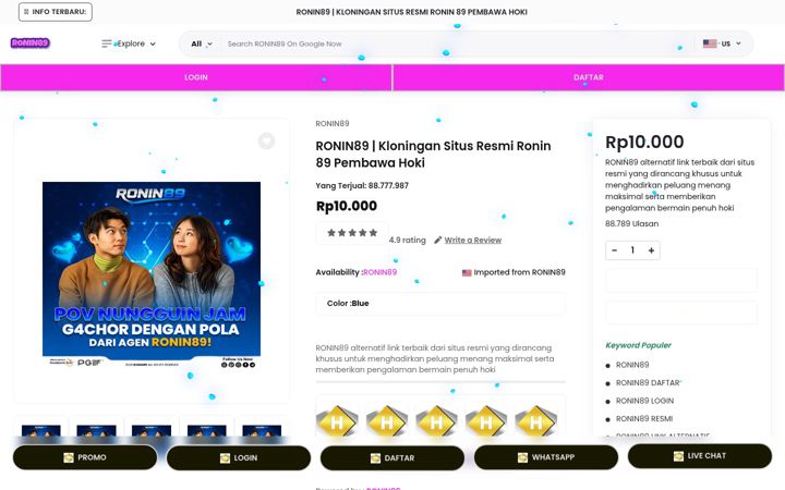 Screenshot of ronin89a.org