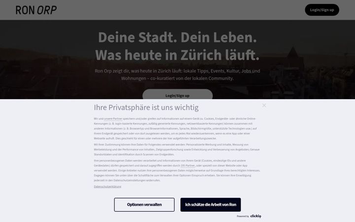 Screenshot of ronorp.net