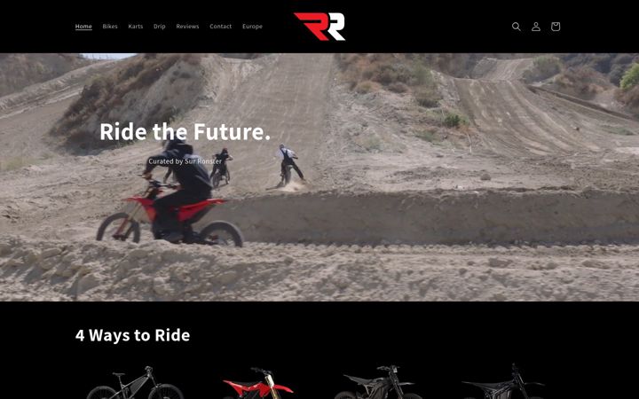Screenshot of ronsterrides.com