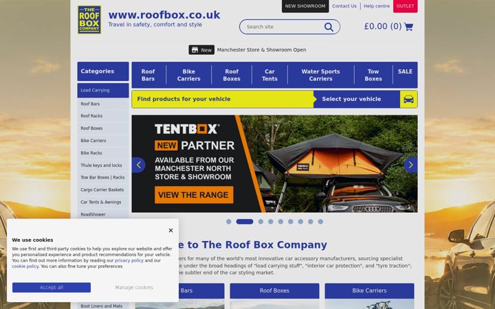 Screenshot of roofbox.co.uk