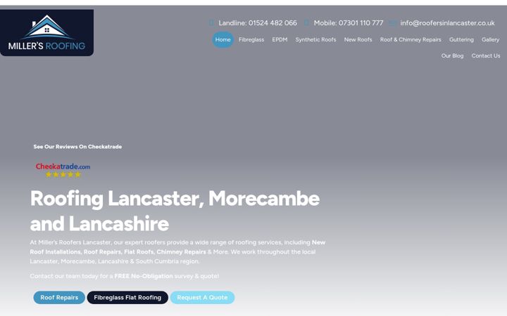 Screenshot di roofersinlancaster.co.uk