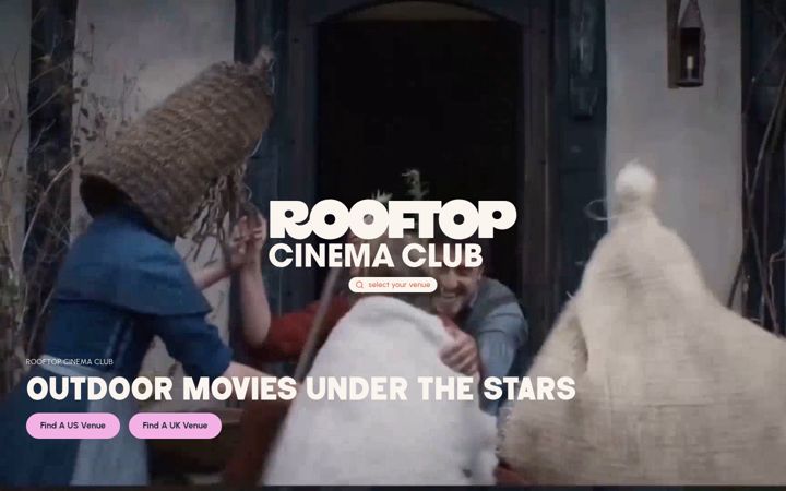 Screenshot di rooftopcinemaclub.com