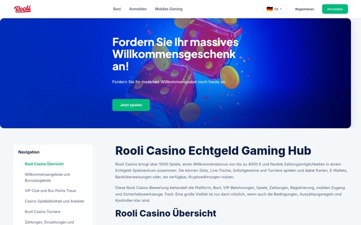 Screenshot of rooli-casinos.org