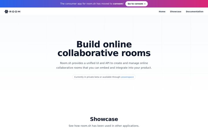 Screenshot of room.sh