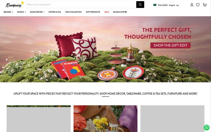 Screenshot of roomoursonline.com