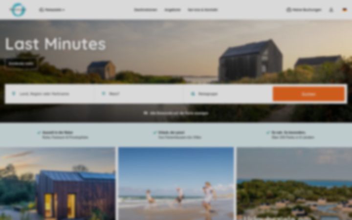 Screenshot of roompot.de
