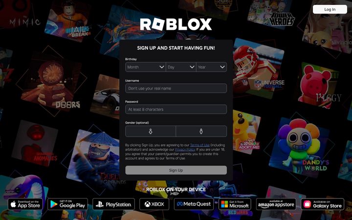 Screenshot ta' roproxy.com