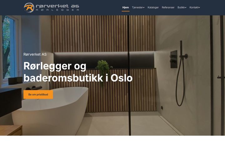 Screenshot ta' rorverket.no