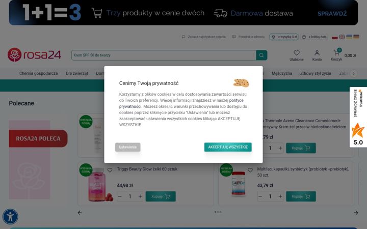 Screenshot of rosa24.pl