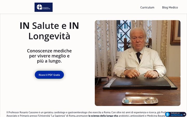 Screenshot of rosariocassone.com
