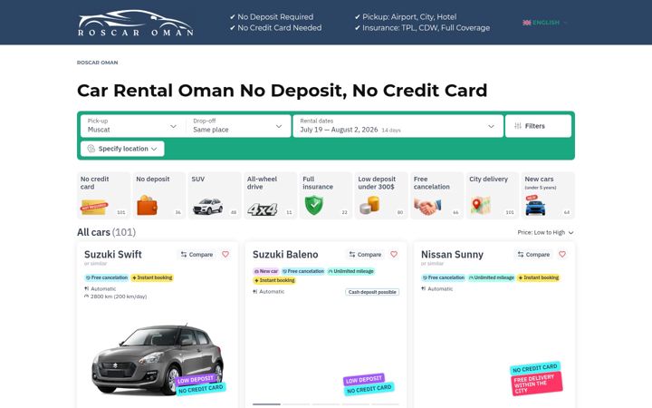 Screenshot of roscaroman.com