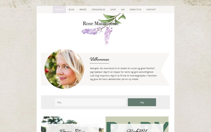 Zrzut ekranu rosemaimonide.com