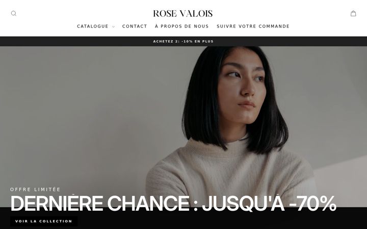 Screenshot of rosevalois.fr
