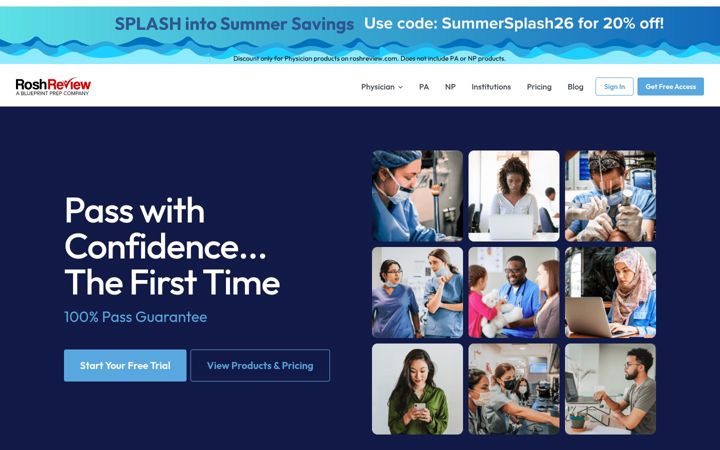 Screenshot of roshreview.com