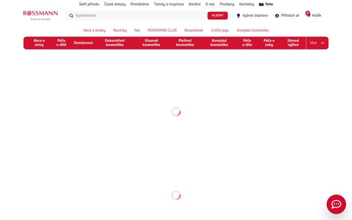 Screenshot of rossmann.cz