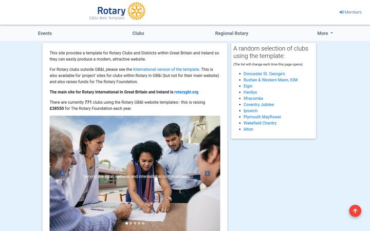 Screenshot of rotary-ribi.org