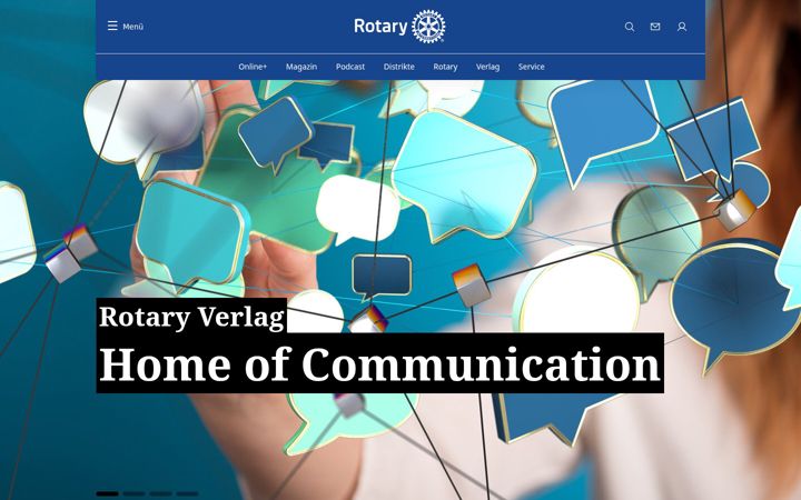 Screenshot of rotary.de